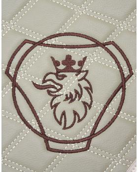 Накладки на дверные карты SCANIA 5 Темно Бежевый-foto3