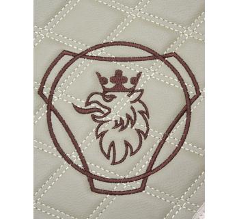 Накладки на дверные карты SCANIA 5 Темно Бежевый-foto3