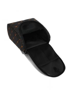 Сумка из экокожи черный/оранжевый с вышивкой MERCEDES-foto5