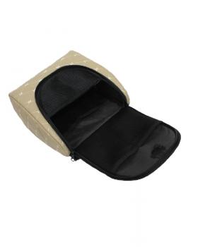 Сумка из экокожи бежевый с вышивкой DAF-foto4