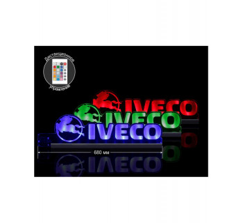 Светодиодная табличка IVECO 680мм