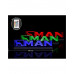 Светодиодная табличка MAN 680мм логотип
