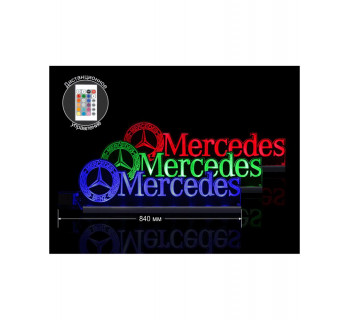 Светодиодная табличка MERCEDES 840мм 