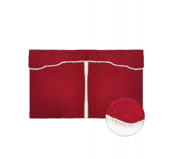 Комплект штор спального места с ламбрекеном Красный