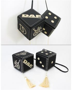 Подвеска Кубики DAF Экокожа Черный-foto2