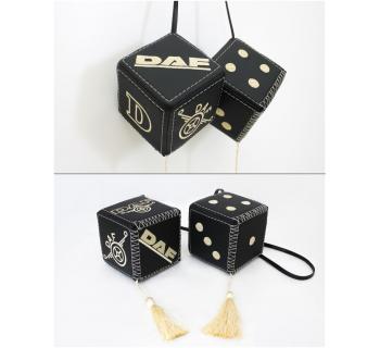 Подвеска Кубики DAF Экокожа Черный-foto2