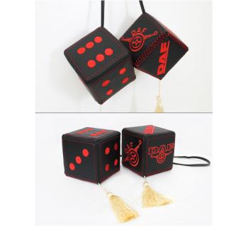 Подвеска Кубики DAF Экокожа Черный-foto2