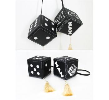 Подвеска Кубики MAN Экокожа Черная-foto2