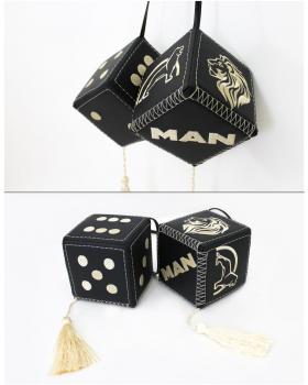 Подвеска Кубики MAN Экокожа Черная-foto2