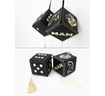 Подвеска Кубики MAN Экокожа Черная-foto2