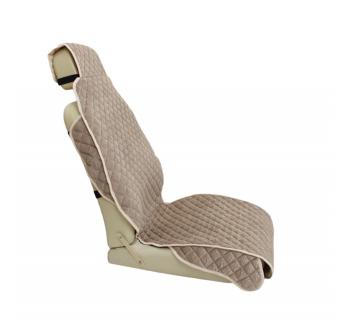 Накидка на сиденье для Газель Next Бежевый Вельвет Газель-foto2