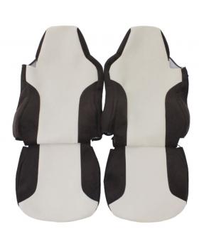 Чехлы SITRAK База Кабрио Бежевый/Коричневый-foto3