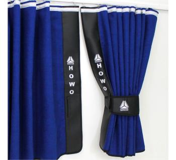 Шторы ночные лобового окна сборка c вышивкой HOWO-foto3