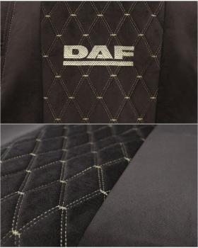 Чехлы DAF 105 Кабрио Коричневый Вышивка-foto2