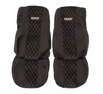 Чехлы DAF 105 Кабрио Коричневый Вышивка-foto3