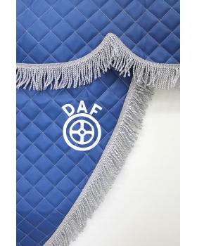 Ламбрекен и уголки DAF из экокожи -foto2
