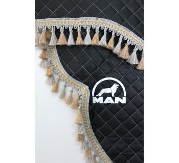 Ламбрекен и уголки MAN из экокожи -foto2