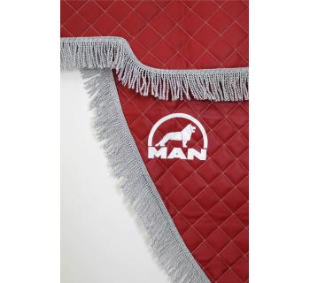 Ламбрекен и уголки MAN из экокожи -foto2