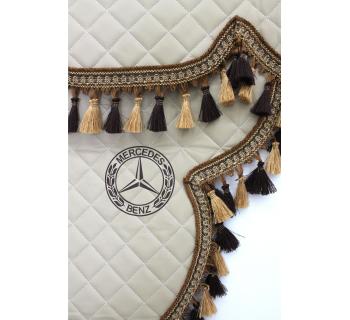Ламбрекен и уголки MERCEDES из экокожи -foto2