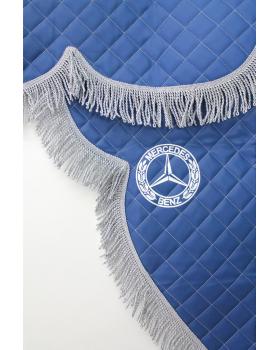 Ламбрекен и уголки MERCEDES из экокожи -foto2