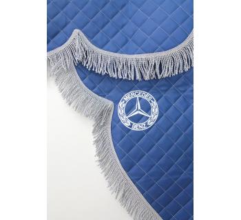 Ламбрекен и уголки MERCEDES из экокожи -foto2