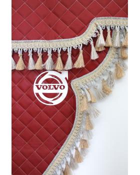 Ламбрекен и уголки VOLVO из экокожи -foto2
