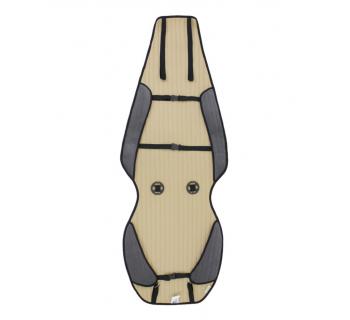 Накидка автомобильная с узкой спинкой (Серый Велюр) -foto2