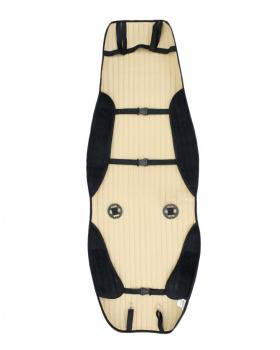 Накидка автомобильная Черный Велюр с узкой спинкой-foto2