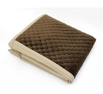 Чехол-Наматрасник VOLVO FH16 Велюр Коричневый Экокожа-foto3