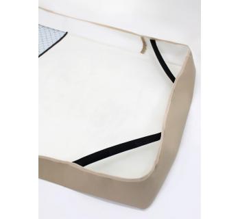 Чехол-Наматрасник DAF 105 Велюр Черный Экокожа-foto2