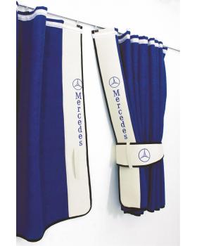 Шторы ночные лобового окна сборка c вышивкой MERCEDES-foto2