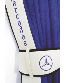 Шторы ночные лобового окна сборка c вышивкой MERCEDES-foto3