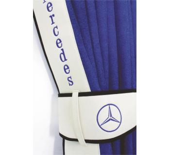 Шторы ночные лобового окна сборка c вышивкой MERCEDES-foto3