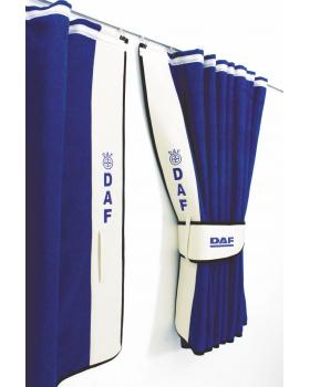 Шторы ночные лобового окна сборка c вышивкой DAF-foto2