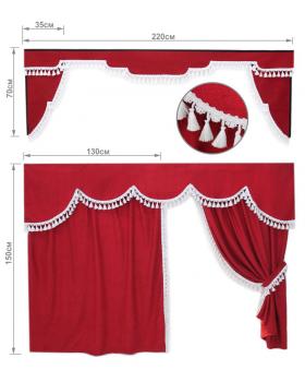 Комплект штор в кабину 3Х ЕВРОПА Стандарт-foto3