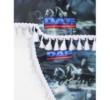 Ламбрекен и уголки с принтом DAF "Кони под луной"-foto2