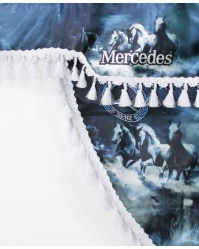 Ламбрекен и уголки с принтом MERCEDES "Кони под Луной"-foto2