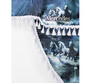 Ламбрекен и уголки с принтом MERCEDES "Кони под Луной"-foto2