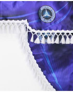 Ламбрекен и уголки с принтом MERCEDES Синий-foto2