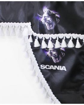 Ламбрекен и уголки с принтом SCANIA "Волк"-foto2