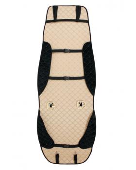 Накидка автомобильная с узкой спинкой (Черный Велюр) -foto4