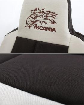 Чехлы SCANIA 6 Кубик Кабрио Экокожа вышивка -foto3