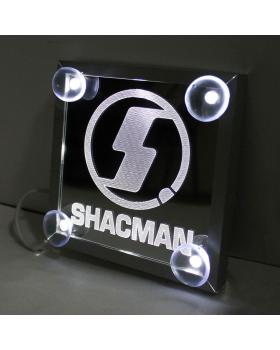 Светодиодная табличка SHACMAN 150*150мм-foto2