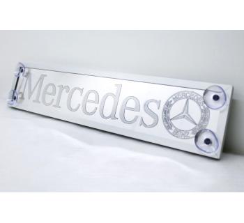 Светодиодная табличка MERCEDES 400*90мм-foto2