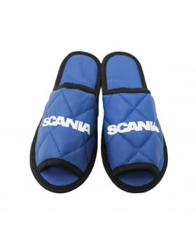 Тапочки экокожа SCANIA (Синий) Тапочки экокожа SCANIA (Синий)