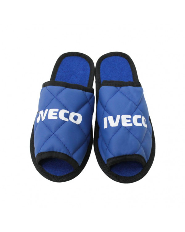Тапочки экокожа IVECO (Синий)