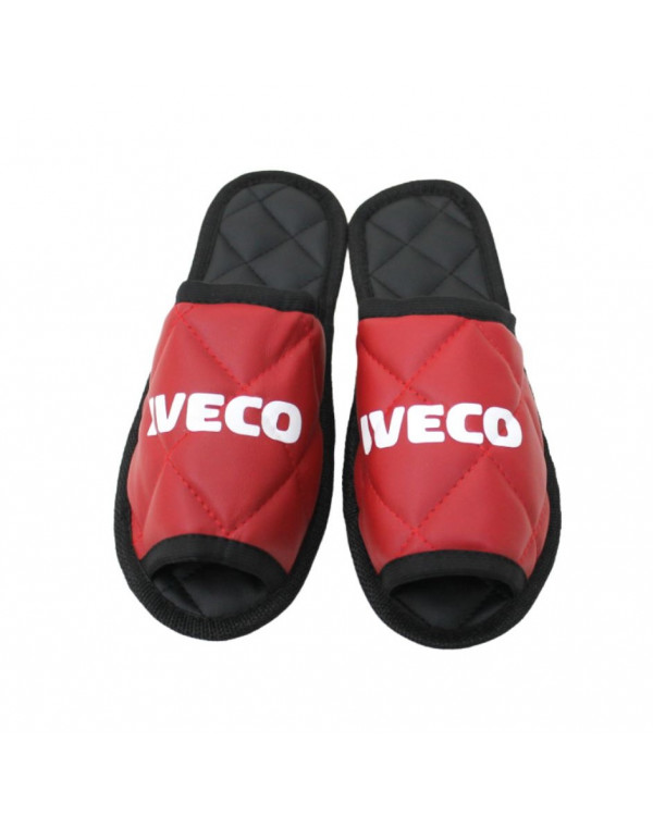 Тапочки экокожа IVECO (Красный)