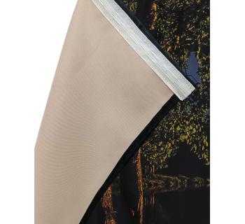 Шторы блэкаут с релакс- принтом "Лесное Озеро" (90х220см)-foto4