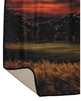 Шторы блэкаут с релакс- принтом "Холм" (90х220см)-foto2