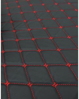 3D Коврик DAF 107 Черный/ Красный-foto2